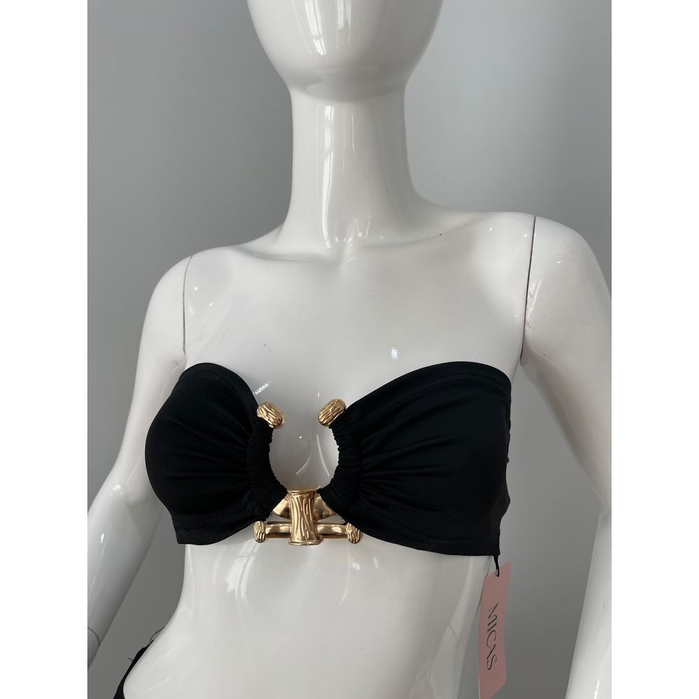 Micas U-ring Crop Tube Top And Asymmetric Slit Skirt Set black size S‎ - Picture 6 of 14